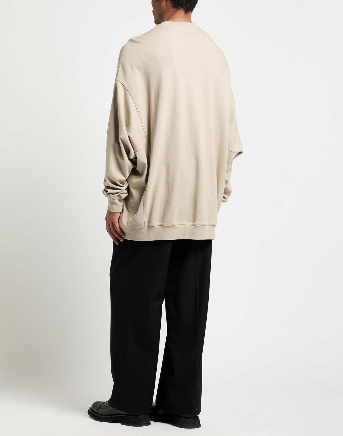 Rick Owens Mens Sweatshirt in Beige