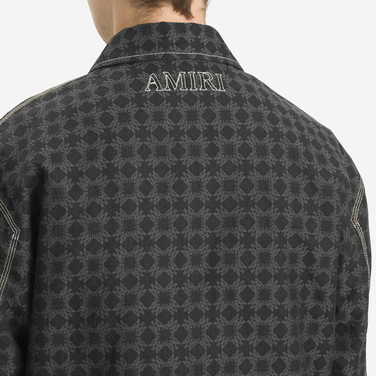 AMIRI Men's MA Quad Work Jacket in Black Amiri
