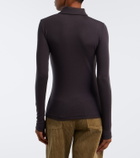 Agolde Amos jersey polo shirt