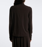 Vince Draped jersey top