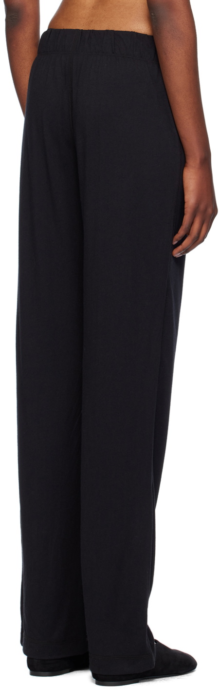 ÉTERNE Black Jersey Lounge Pants