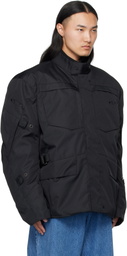 VETEMENTS Black Biker Parka Coat & Jackets Set