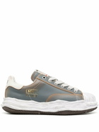 Maison MIHARA YASUHIRO Blue Blakey Leather Sneakers