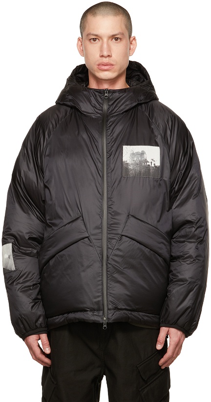 Photo: Undercover Black Patch Down Jacket