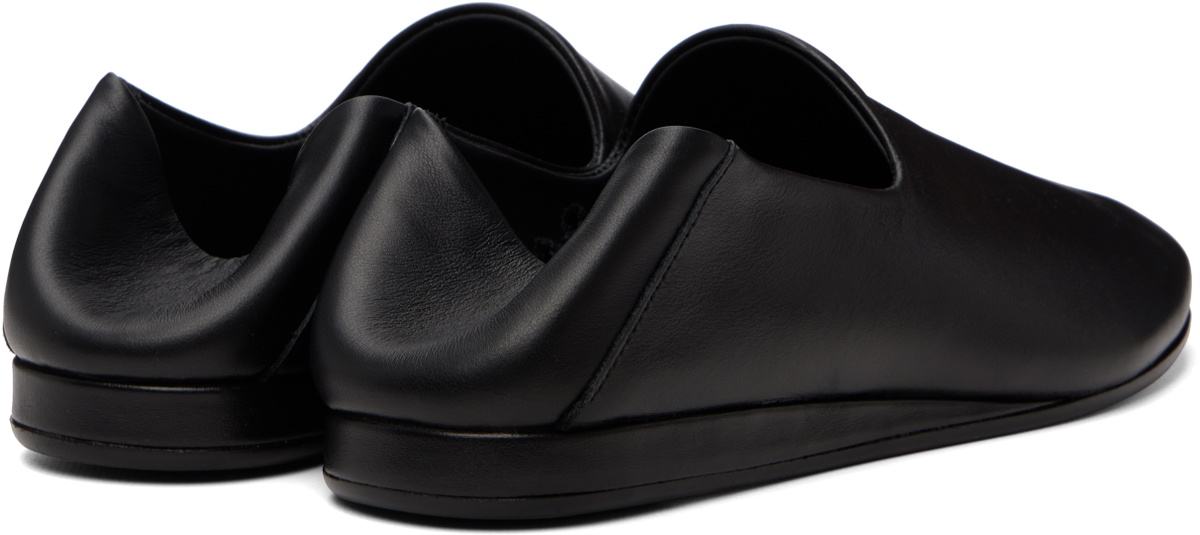 jacquemus デッキシューズサイズ41 JACQUEMUS Black 'The Slippers' Loafers Jacquemus