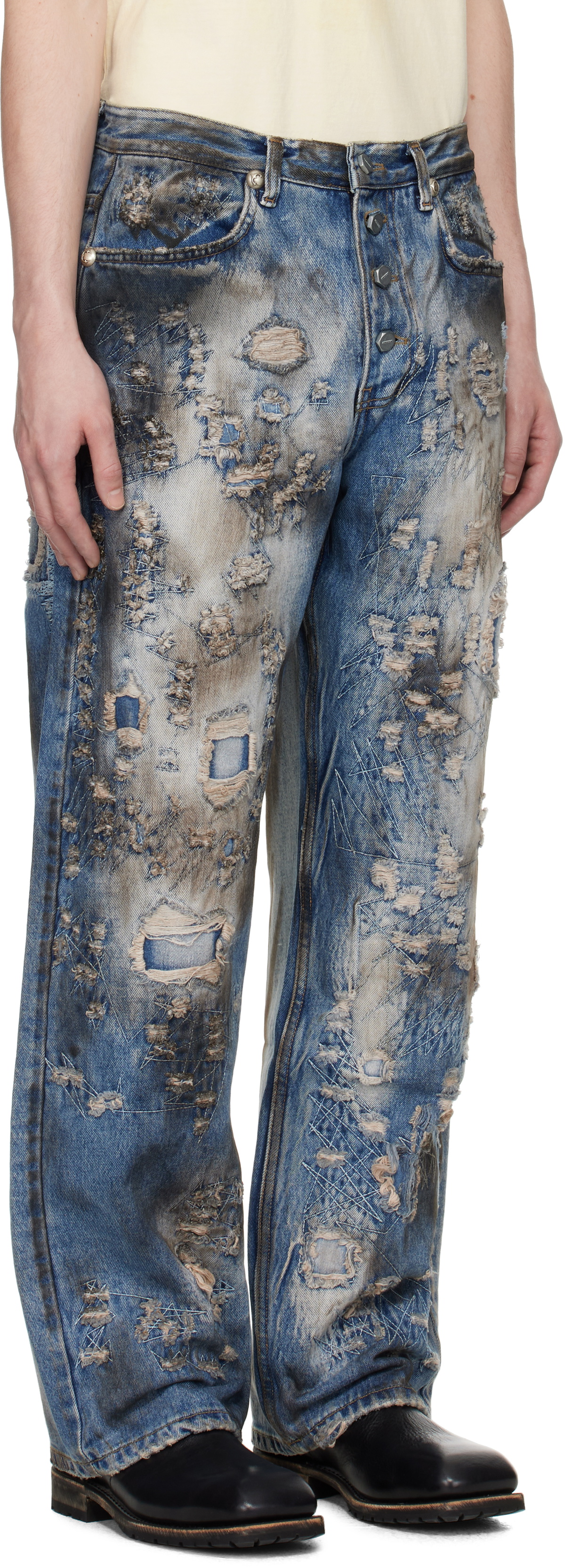 Thug Club Blue Combat Casualty Care Jeans