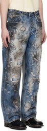 Thug Club Blue Combat Casualty Care Jeans