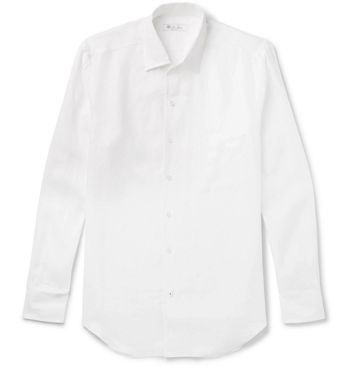 Photo: Loro Piana - Slub Linen Shirt - Men - White