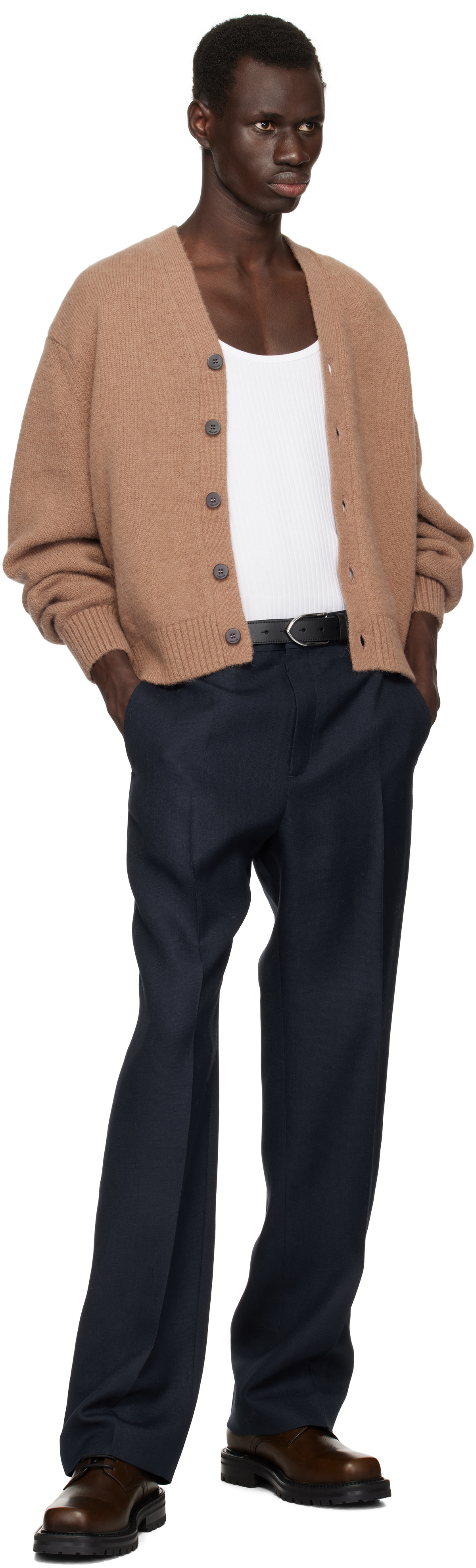 JACQUEMUS Brown 'The Jacquemus' Cardigan