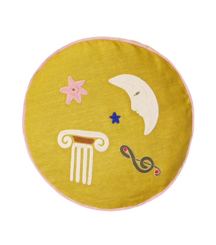 Photo: Jonathan Adler Playa Celestial linen cushion