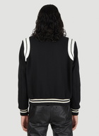 Saint Laurent Teddy Varsity Bomber Jacket