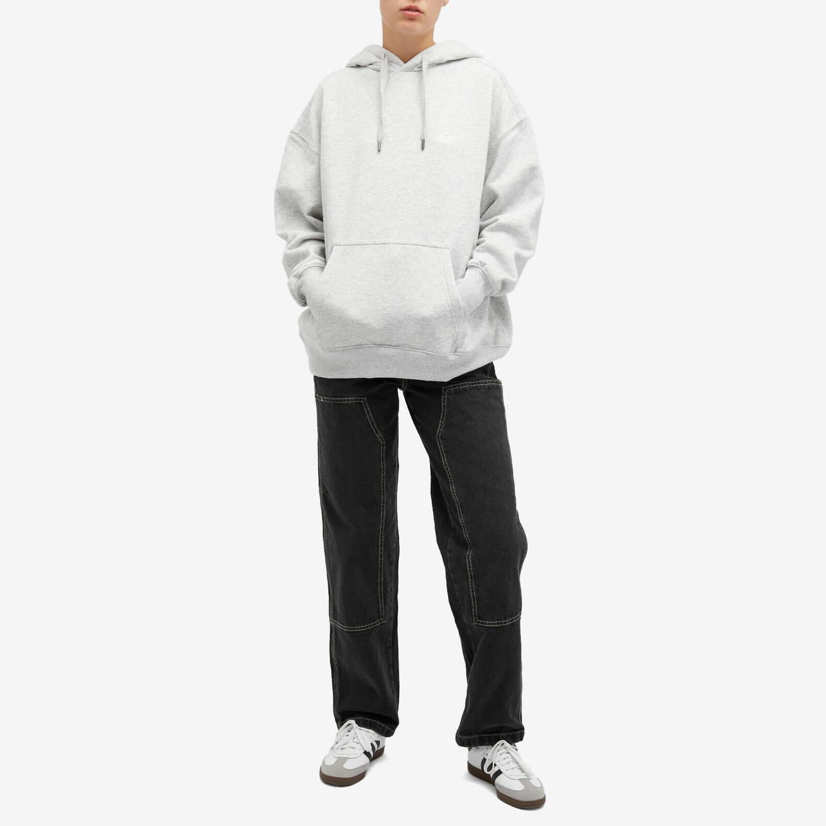 Dickies Women's Summerdale Hoodie in Light Gray