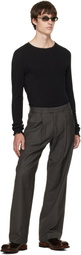 OUR LEGACY Gray Slack Trousers