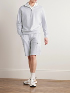 Brunello Cucinelli - Cotton-Blend Jersey Half-Zip Sweatshirt - Gray