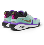 Nike - ACG Dog Mountain Suede and Mesh Sneakers - Men - Turquoise