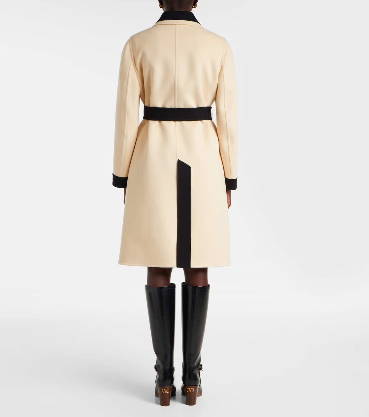 Valentino Belted wool and cashmere coat