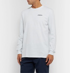 Patagonia - Fitz Roy Horizons Logo Responsibili-Tee Printed Cotton-Blend Jersey T-Shirt - White