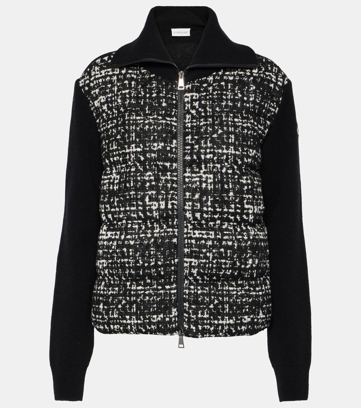 Moncler Tweed and wool-blend cardigan Moncler