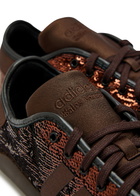 Adidas X Wales Bonner Karintha Sequin and Satin Sneakers Brown