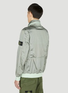 Stone Island - Contrast Trim Windbreaker Jacket in Green