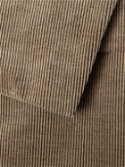 Ralph Lauren Purple label - Kent Slim-Fit Double-Breasted Cotton and Cashmere-Blend Corduroy Suit Jacket - Brown