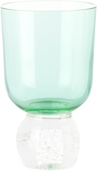 Misette Green Bubble Glass Tumbler