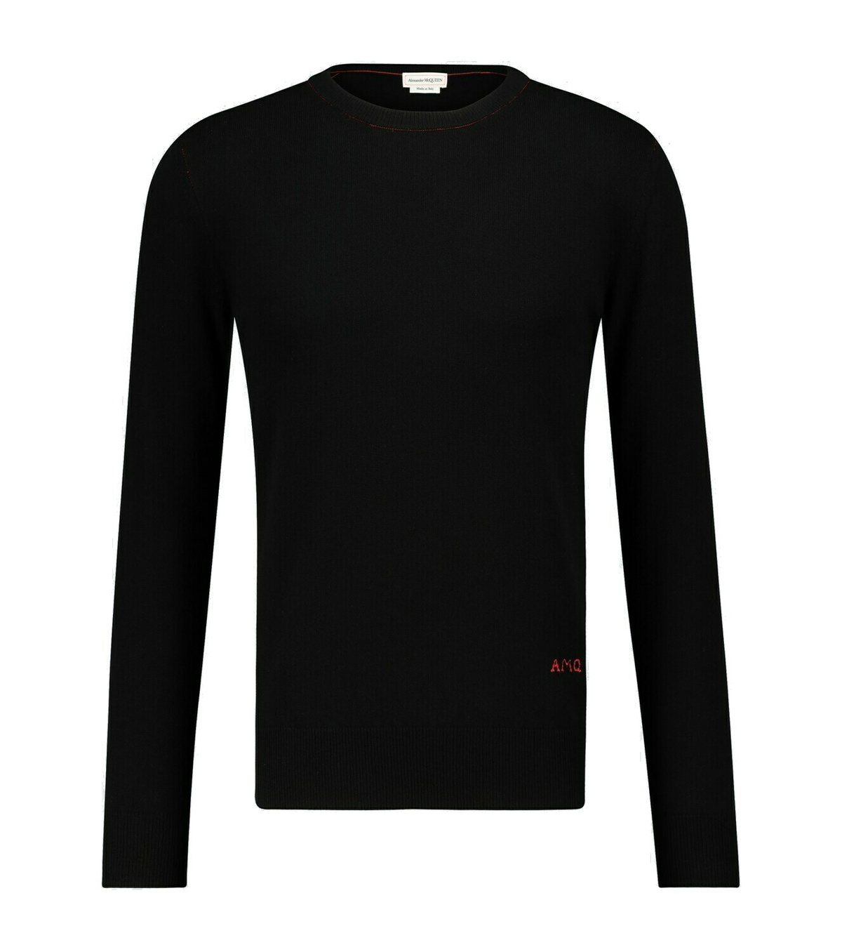 Alexander Mcqueen Men Black Cotton Sweater