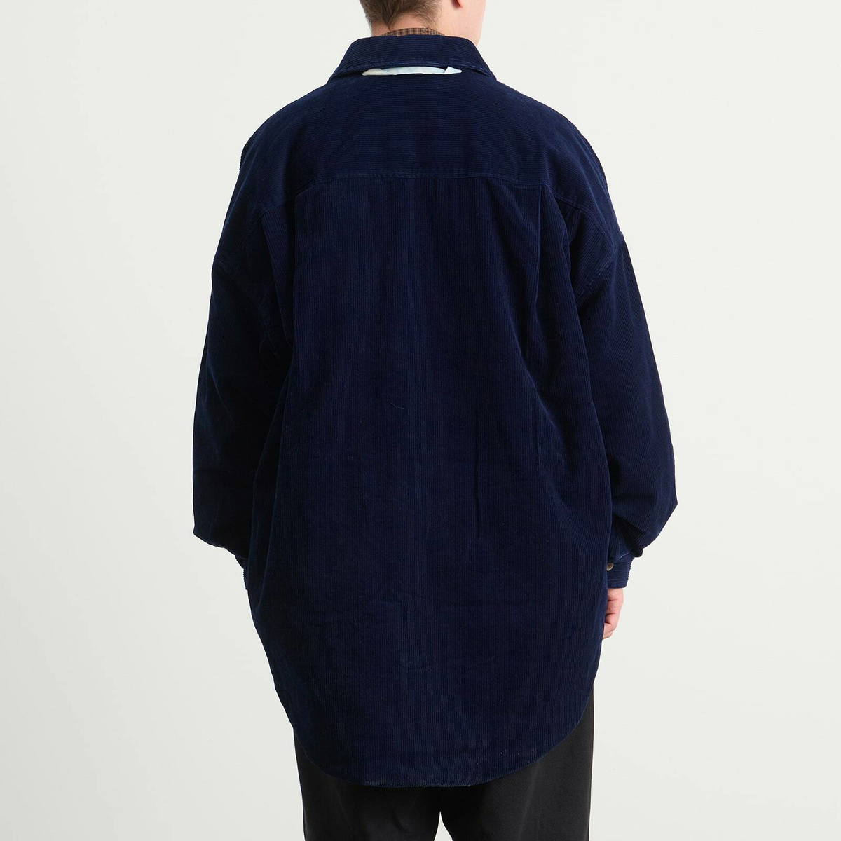Merely Made Men's Corduroy Overshirt in Navy