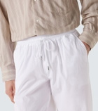 Fedeli Cotton-blend straight pants
