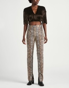 Yuzefi Womens Top Dark in Brown