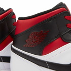 Air Jordan Men's 1 Mid Sneakers in White/Gym Red/Black