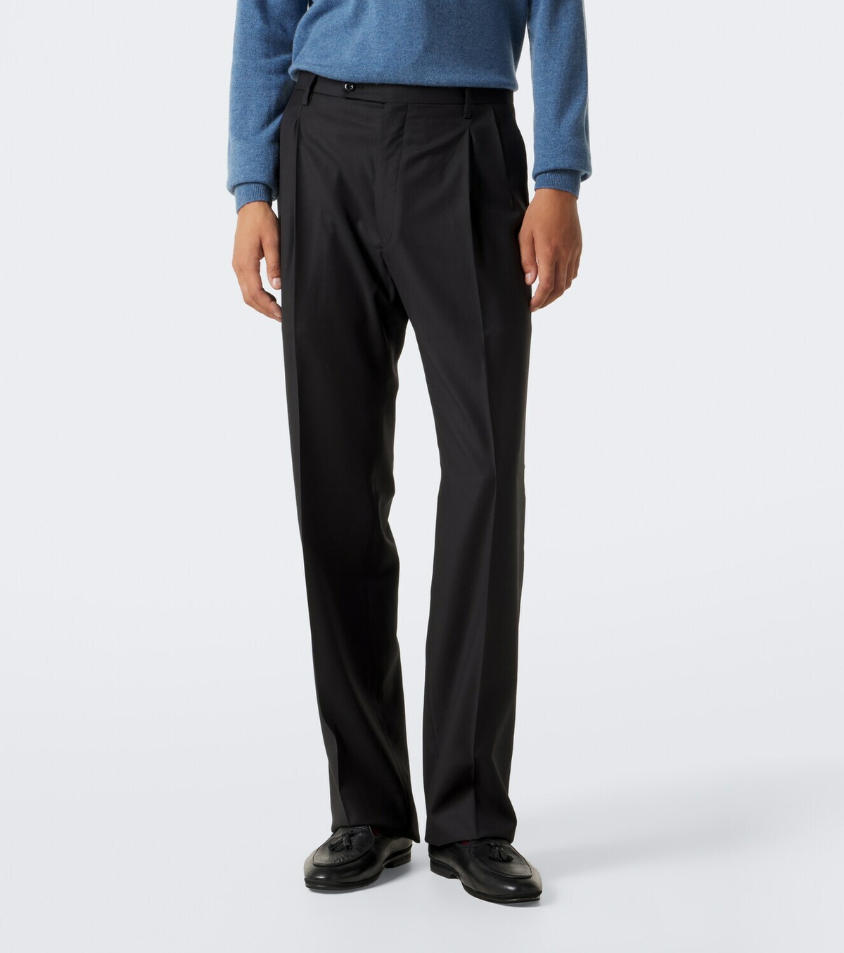 Rubinacci Virgin wool wide-leg pants