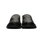 Guidi Black Leather Slip-On Loafers