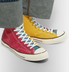 Converse - JW Anderson 1970s Chuck Taylor All Star Glittered Canvas High-Top Sneakers - Red