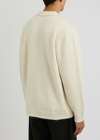 Percival Rugby Alpaca-blend Polo Jumper Cream