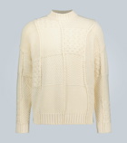 JW Anderson - Cotton patchwork knitted sweater