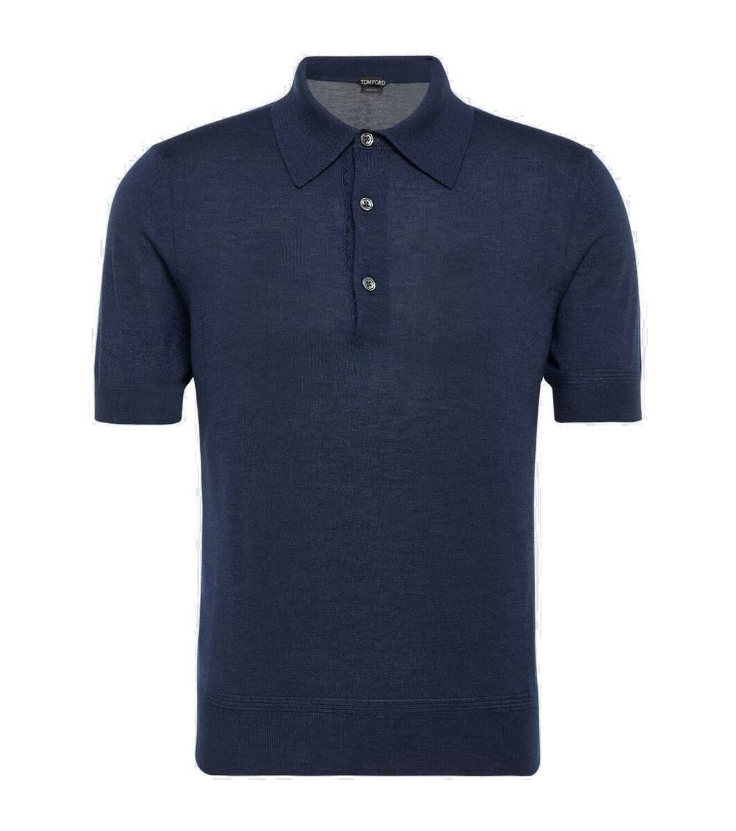 Tom Ford Cashmere and silk polo shirt TOM FORD
