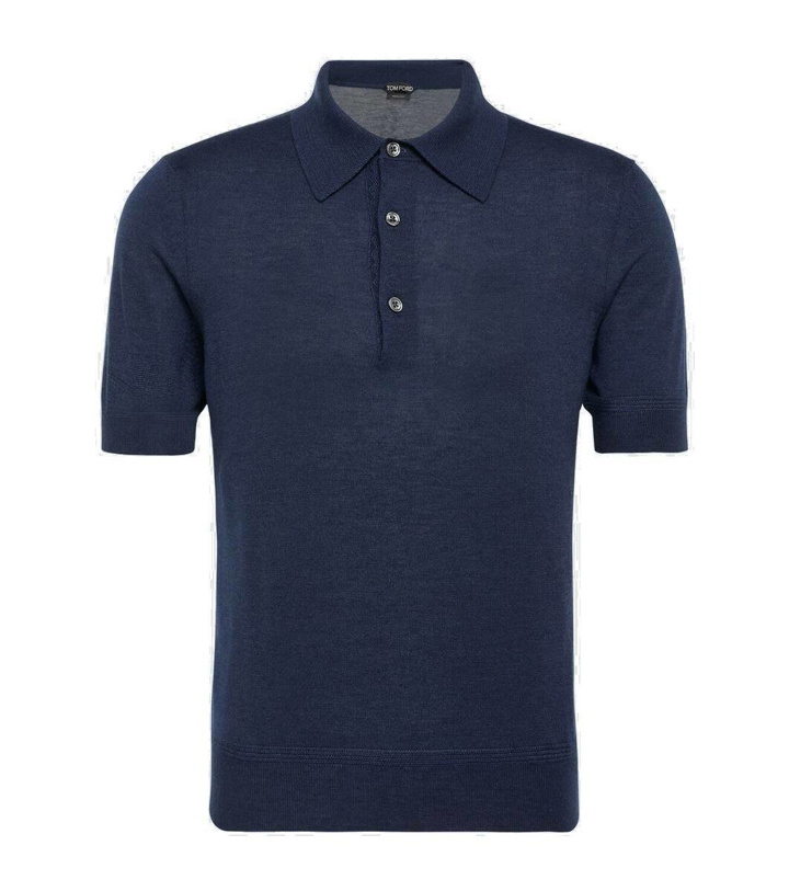 Photo: Tom Ford Cashmere and silk polo shirt