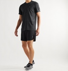 Reigning Champ - Hybrid Stretch-Jersey and Mesh T-Shirt - Black