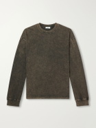AGOLDE - Asha Cotton-Jersey T-Shirt - Brown
