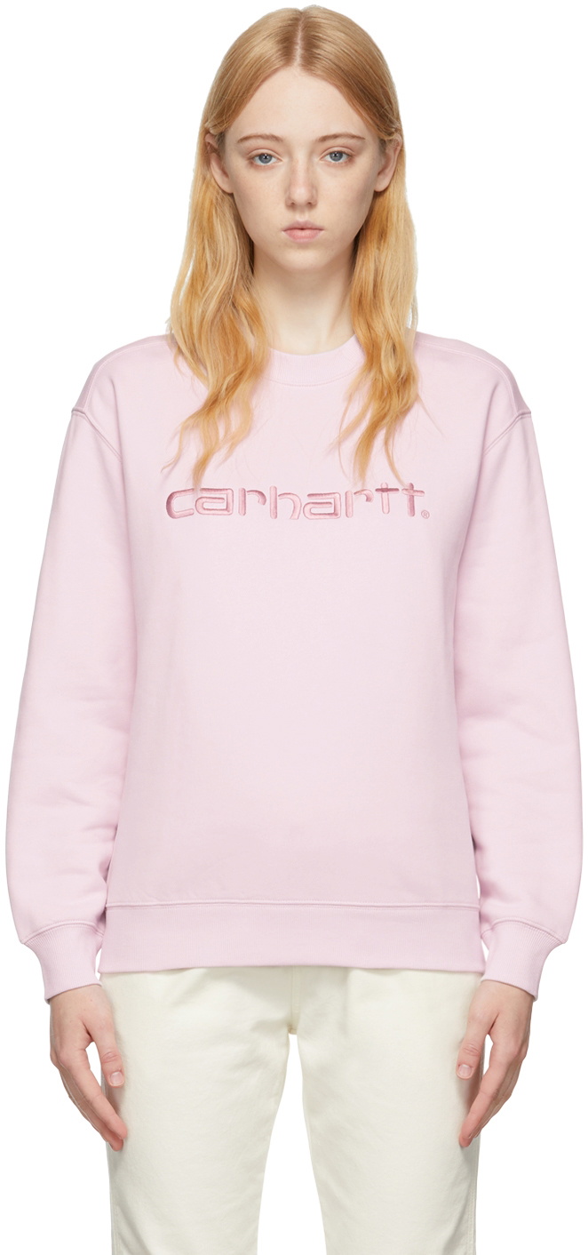 Carhartt Work In Progress Pink Cotton Sweatshirt Carhartt WIP