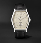 Vacheron Constantin - Malte Hand-Wound 42mm 18-Karat White Gold and Alligator Watch, Ref. No. 82230/000G-9962 - Black