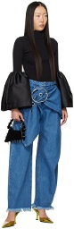 Marques Almeida Blue Belted Jeans