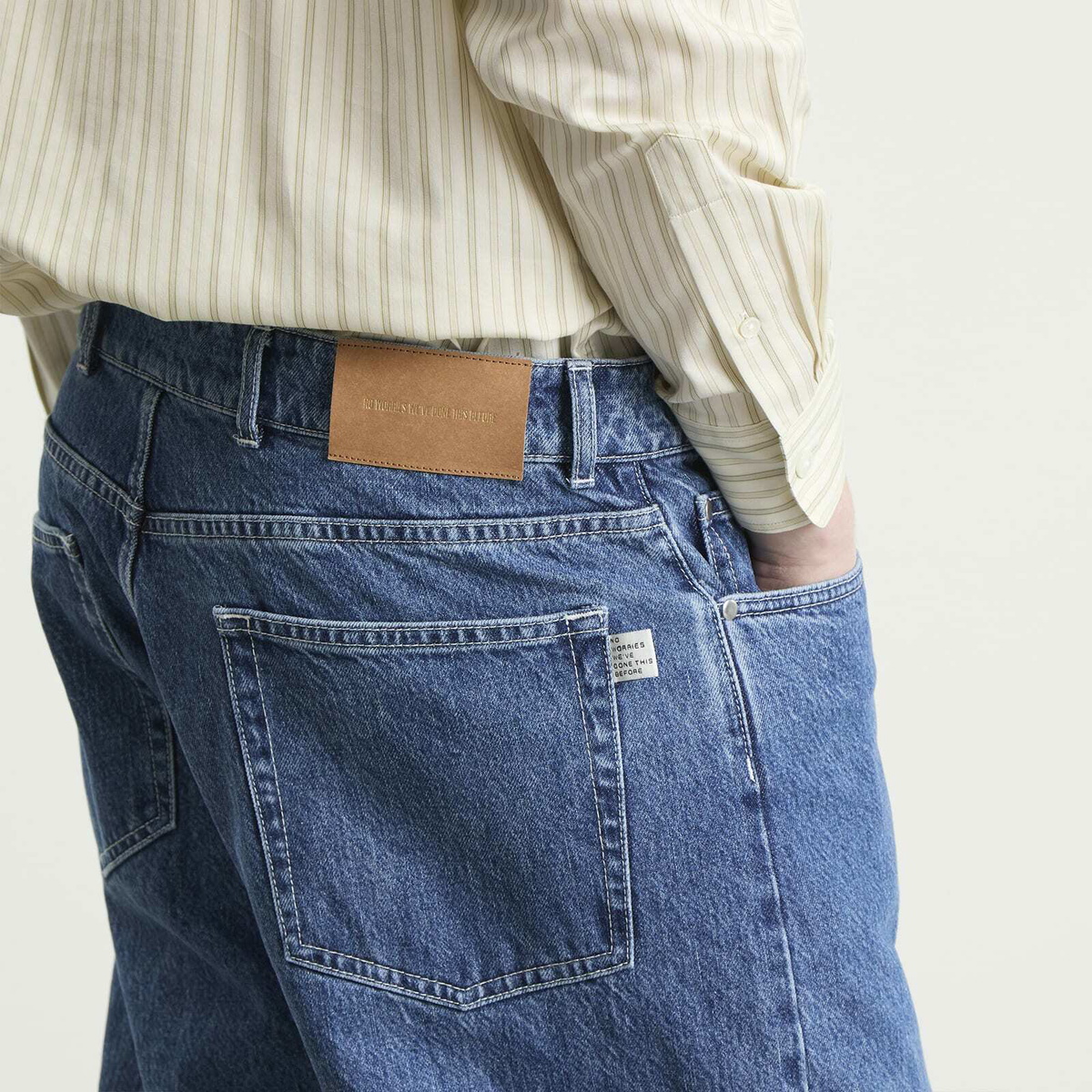 A Kind of Guise Men's Terek Jeans in Worn Denim