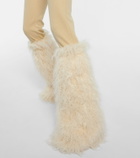 Didu Cutout fleece and faux shearling jumpsuit