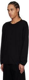 LEMAIRE Black LS Relaxed T-shirt