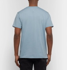 rag & bone - Printed Cotton-Jersey T-Shirt - Blue