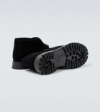 Gucci Horsebit suede ankle boots