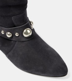 Isabel Marant Stanya studded suede ankle boots