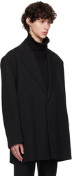 Jil Sander Black Single-Breasted Blazer